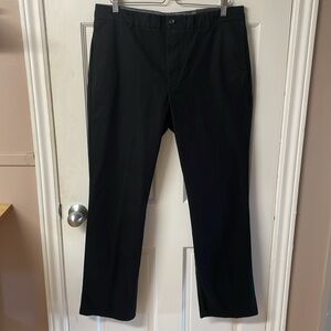 Banana Republic Gavin chino straight fit black pants men’s size 36X32 NWT